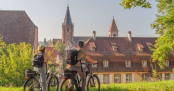 Inauguration piste cyclable axe A reliant Betschdorf à Wissembourg : samedi 12 juillet 2025 à Soultz-s/Forêts- 14 à 19 heures. Parvis de la Saline - Moment officiel à 17 heures.